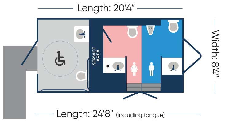 ADA + 2 Floorplan