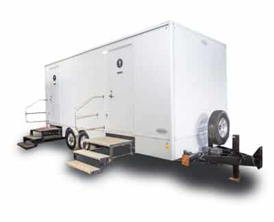 8 Stall Restroom Trailer Rental