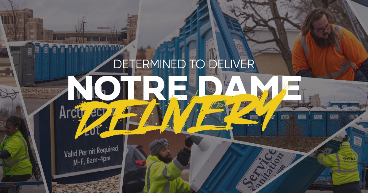 Notre Dame Porta Potty Rental