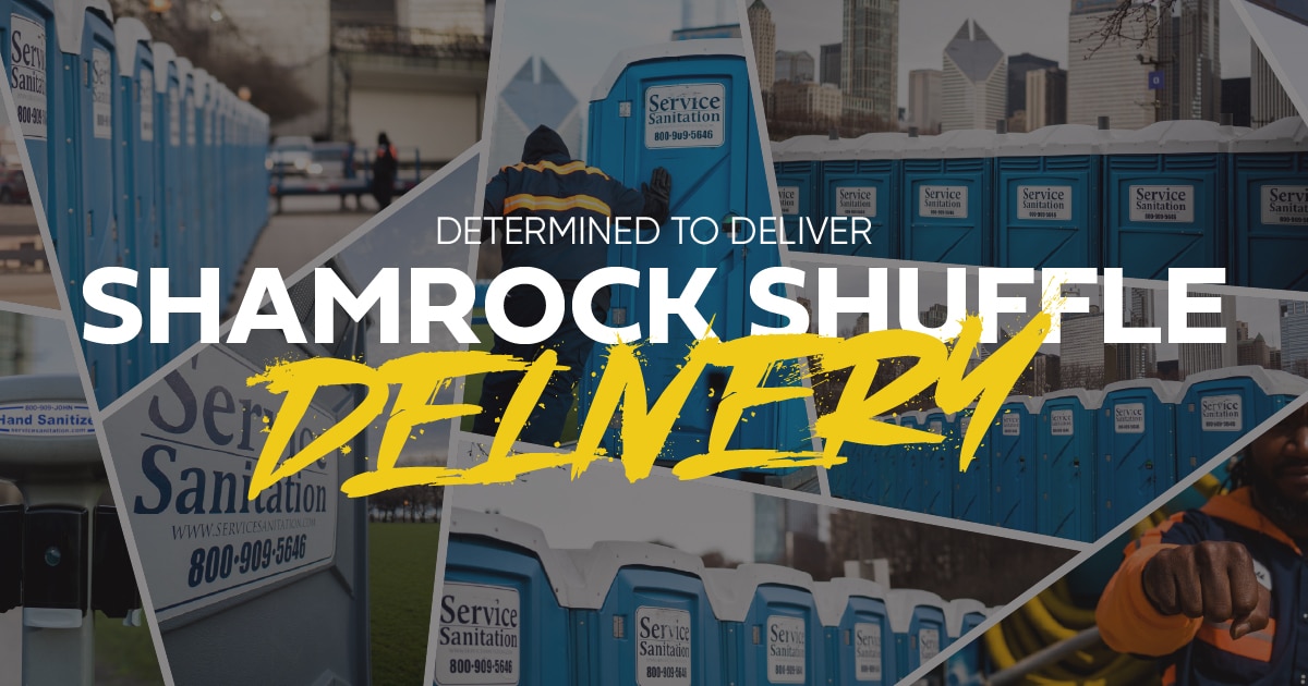 Shamrock Shuffle Porta Potty Rental